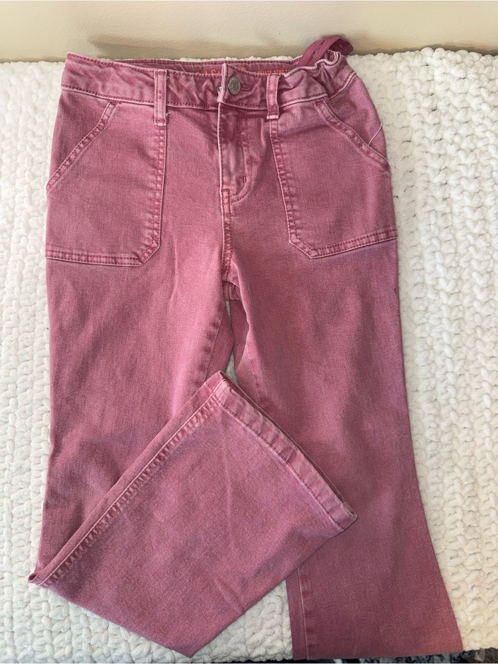 Cat & Jack Rose Pink Straight-Leg Jeans